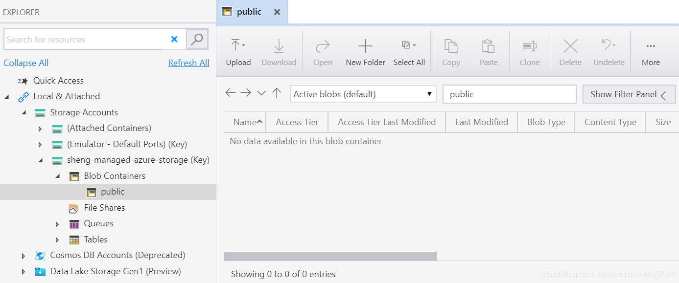 利用Azure Storage explorer 来管理storage_storage explorer 连接blob-CSDN博客