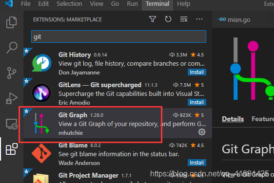 vscode的插件 git graph_vscode git graph-CSDN博客
