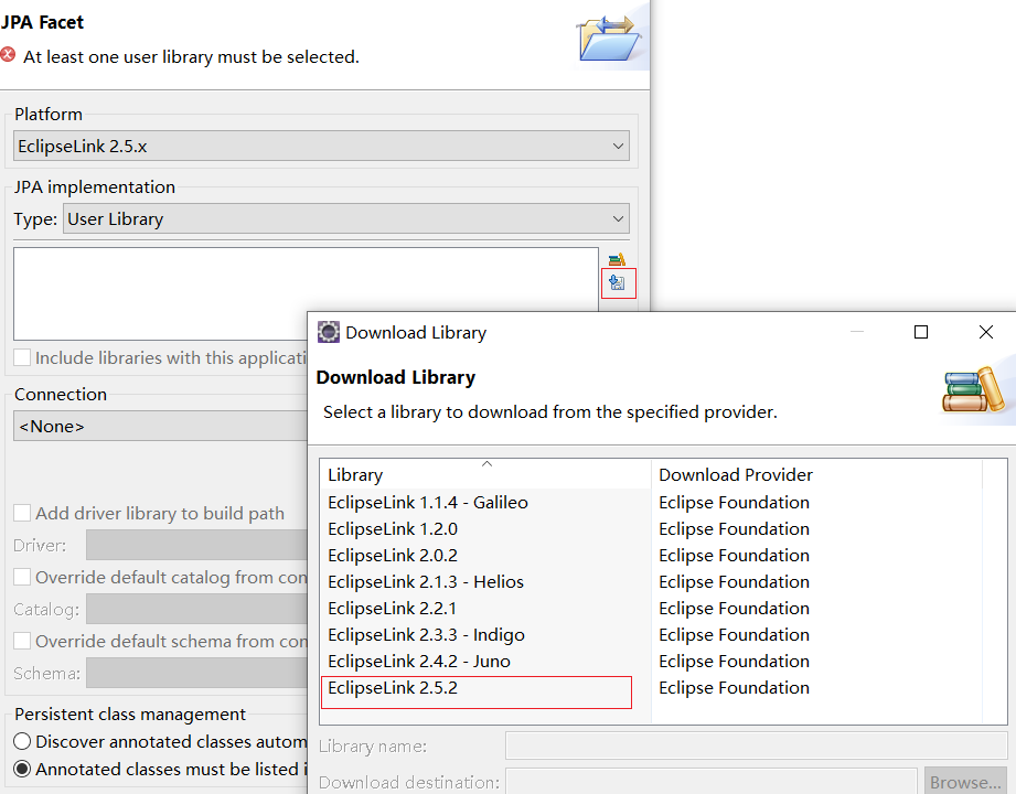 Eclipse下安装EclipseLink进行JPA开发_eclipse 安装jpa支持CSDN博客