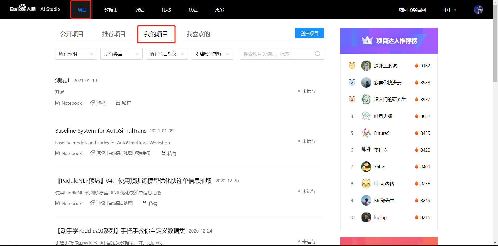 【AI Studio平台基本操作】项目运行及运行环境说明_小门道ai启动运行环境注册-CSDN博客