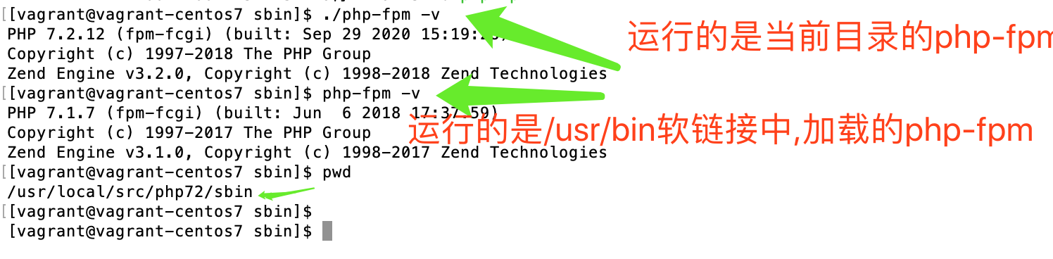 php7.1 ,7.2 多版本共存,同一台电脑不同项目使用不通PHP版本