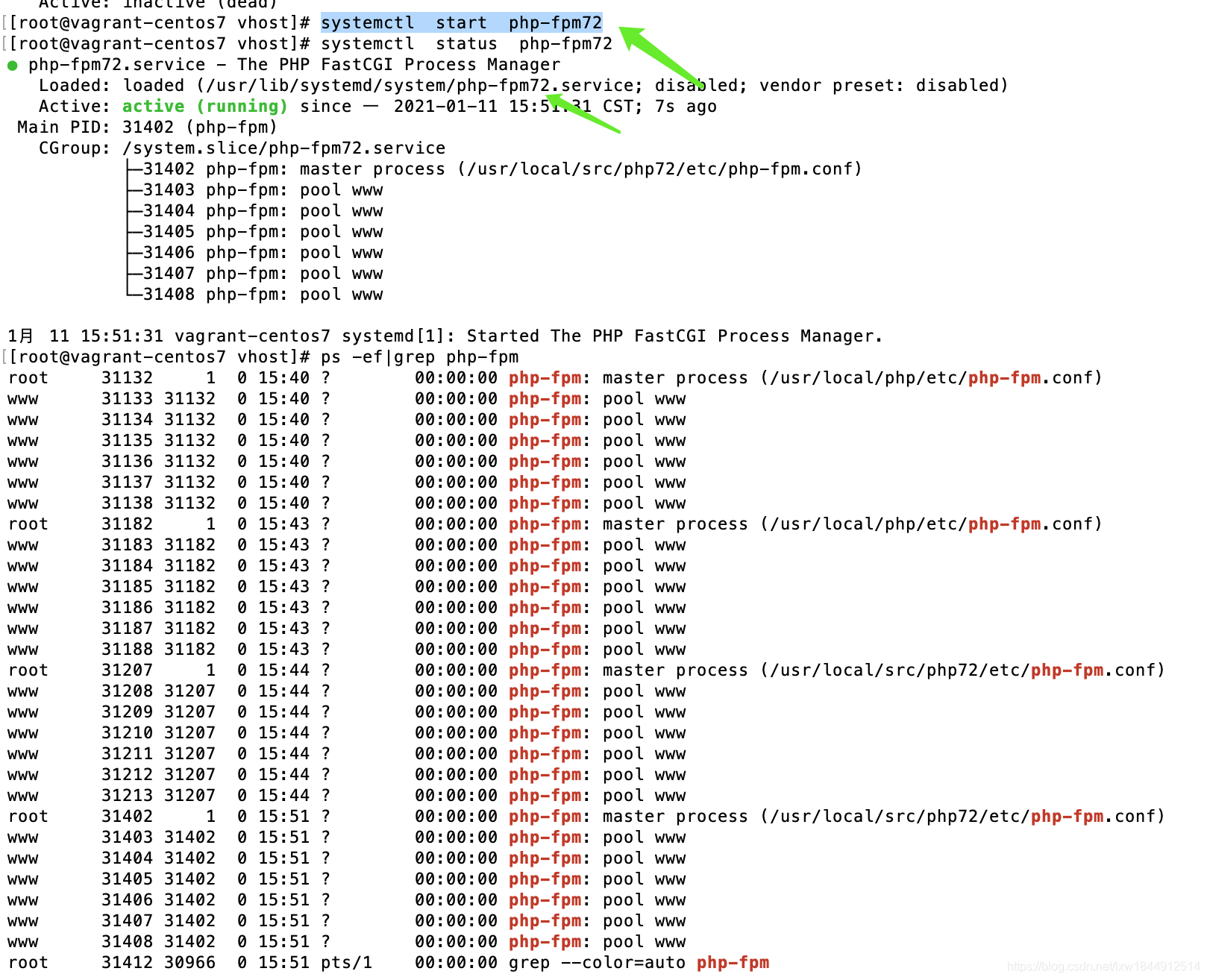 php7.1 ,7.2 多版本共存,同一台电脑不同项目使用不通PHP版本