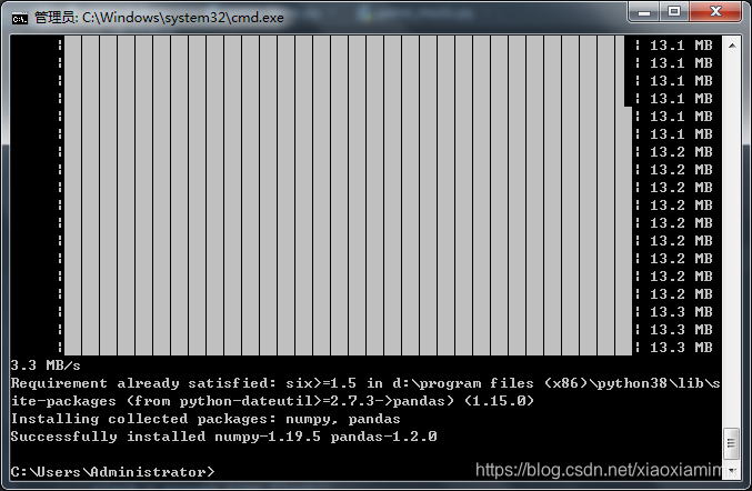 python如何安装pandas_pytnon贯装pand-CSDN博客