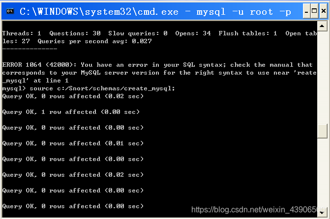 snort环境安装与配置+基于特征的入侵检测实现_snort -c c:\snort\etc\snort.conf -l c:\snort ...