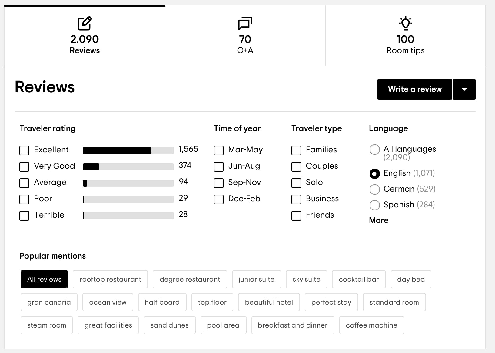 如何用Python从TripAdvisor抓取数十万条酒店评论