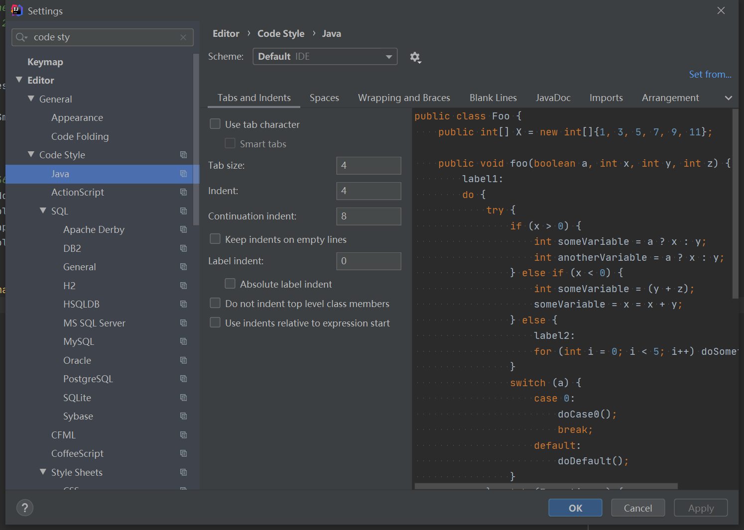 intellij google java format