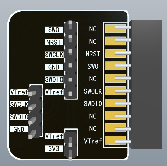 jlink转接板便携精简版
