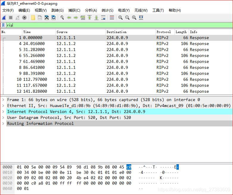 Wireshark packet capture router interface