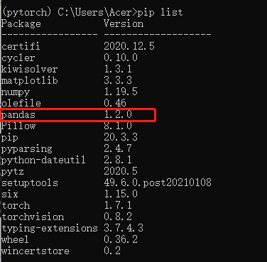 pytorch安装过程及问题解决