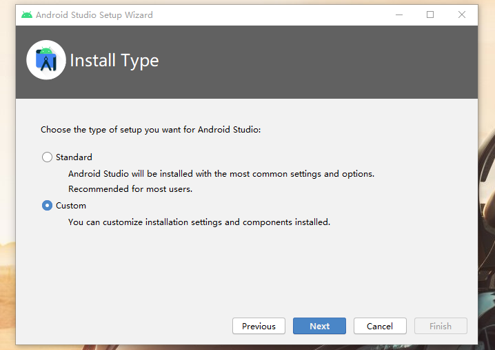 Android Studio安装及配置（第一个程序）_select default jdk locationCSDN博客