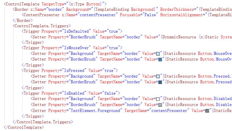 How to set a control in WPF -Button - Programmer Sought