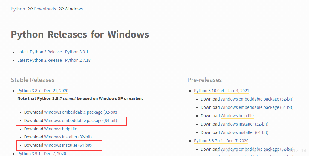 Windows安装python环境(Win10 64位)_python win 10-CSDN博客