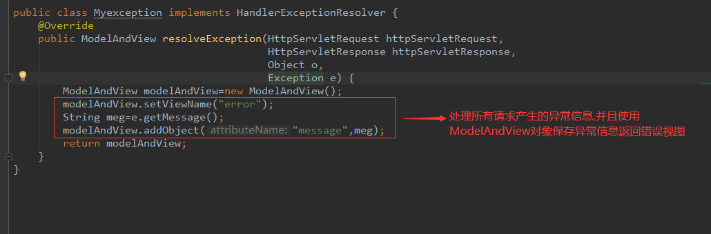 Springmvc unified abnormal processor - Programmer Sought