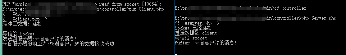 PHP socket