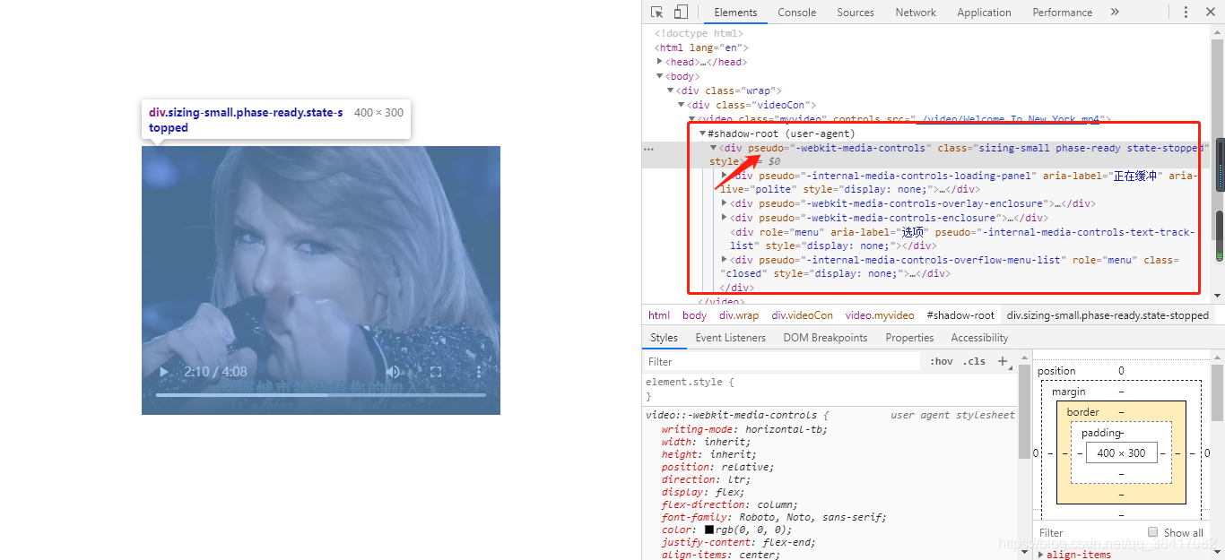 原生video标签隐藏底部功能按钮_controlslist="nodownloadCSDN博客