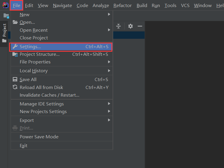 file Setting