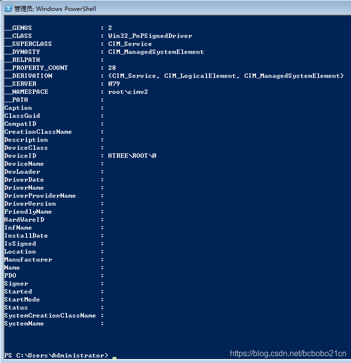 Powershell WMI WMI Get Wmiobject Win32 Pnpsigneddriver