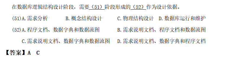 软件工程软考题目总结