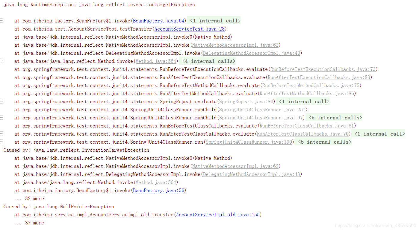 Invocationtargetexception 2025 spring boot