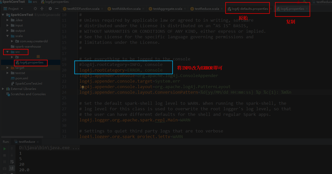 spark log4j.properties配置文件 输出日志级别修改_spark3.3中配置了这个文件后log4j.properties怎么