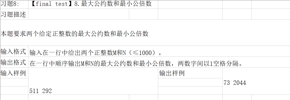 求最大公约数和最小公倍数 程序地带