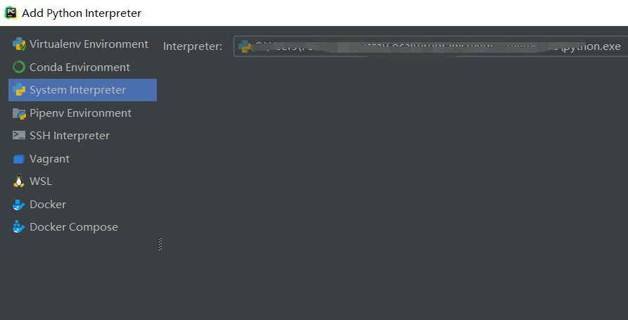 Pycharm Environment Location Directory Is Not Empty