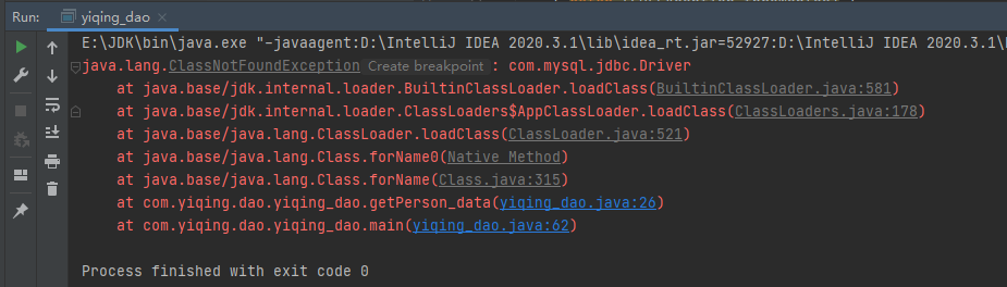 Java.lang.ClassNotFoundException: Com.mysql.cj.jdbc.Driver At Java.base ...