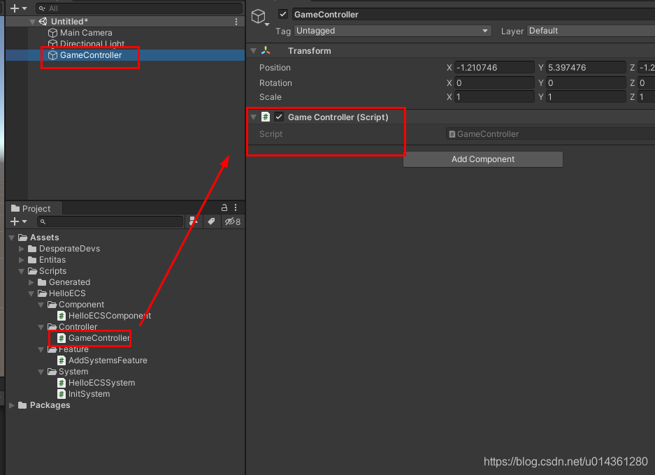 Unity ECS 之 Entitas 的简单介绍,插件下载、导入,和简单使用(一篇文入门搞懂ECS是什么)_unity entities ...