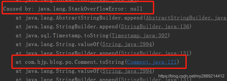 Handler dispatch failed； nested exception is java.lang.StackOverflowError问题解决