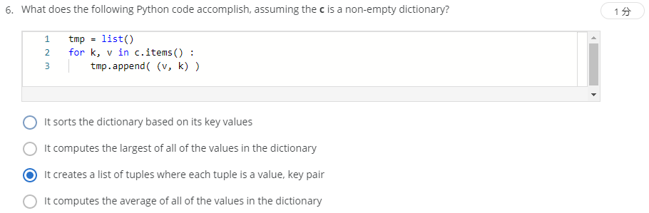 【Python for Everybody(Python Data Structures)】Week 6 | Chapter 10 题目汇总及 ...