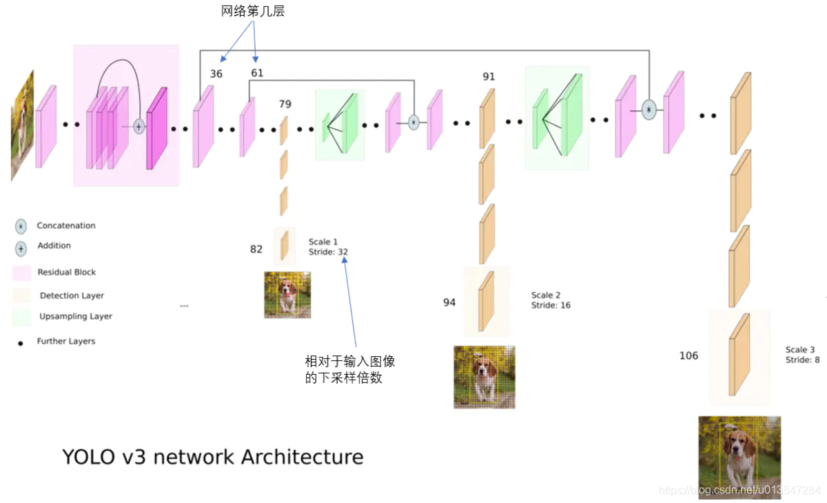 图3 YOLO3网络结构