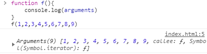 JS_参数集合-函数接受多个参数，ES5中arguments与ES6中rest参数