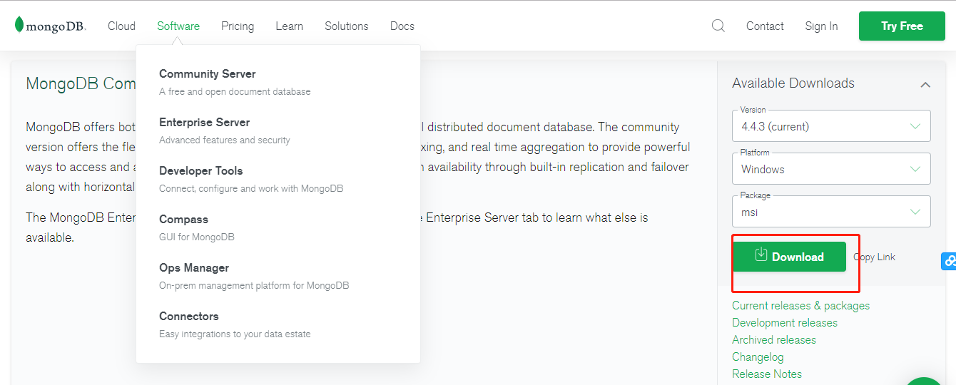 mongoDB安装及启动配置_mongodb account domain-CSDN博客