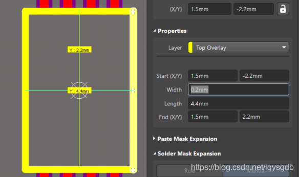 Component silk screen