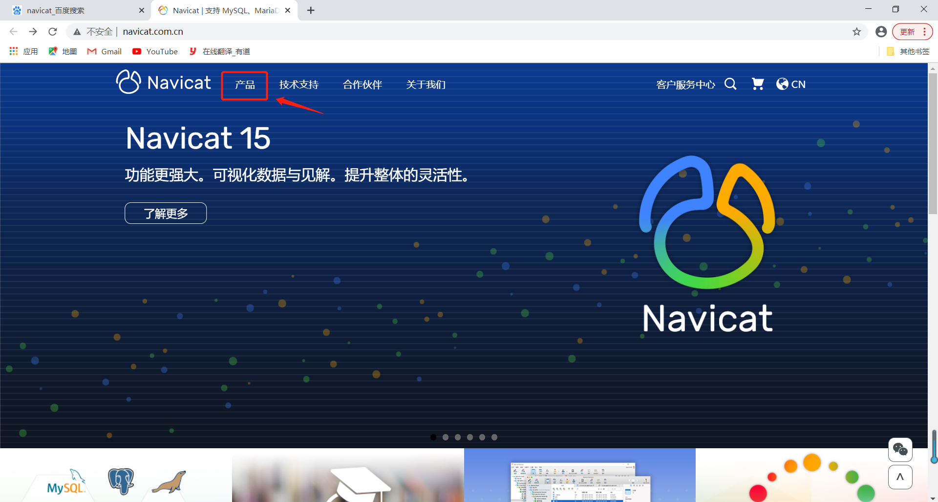 downloading Navicat Premium 16.2.11