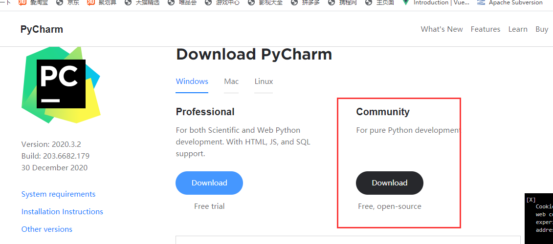 PyCharm Community Edition download and install - Programmer Sought
