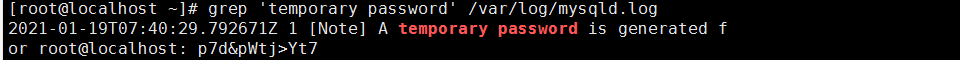 mysql在rpm安装方式下查看随机生成密码命令