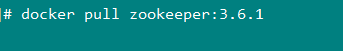 docker 拉取zookeeper镜像文件