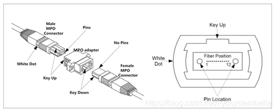 MPO连接器结构
