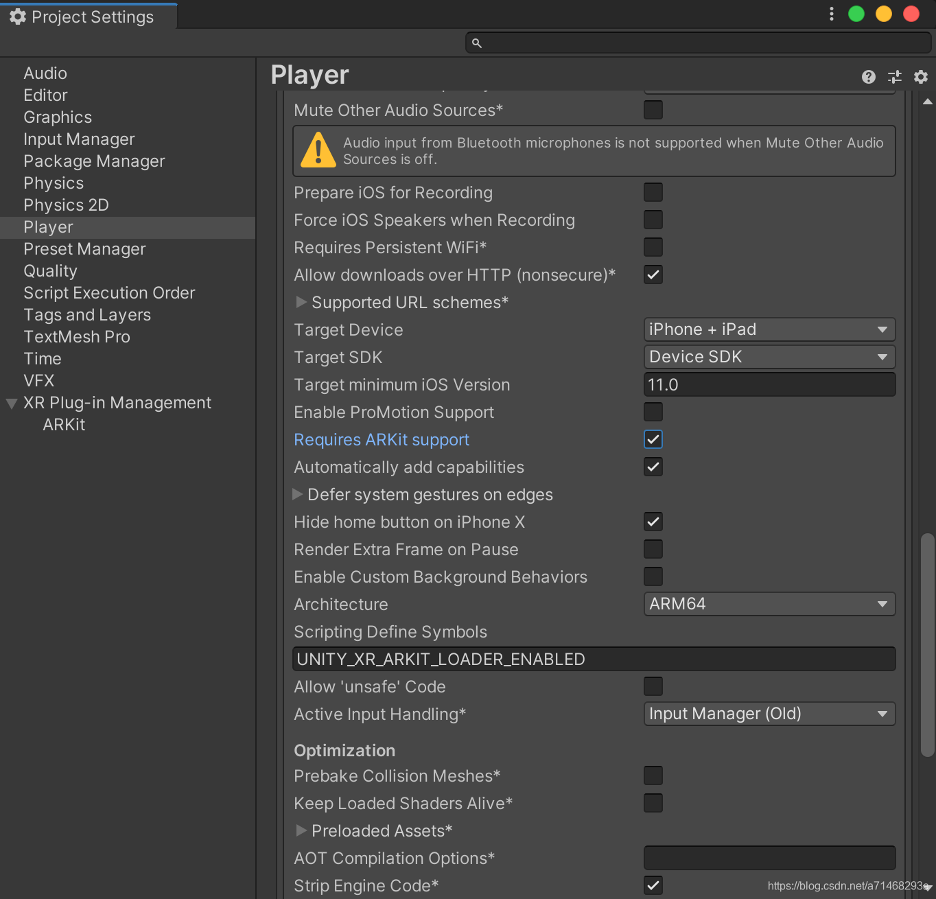 Unity ARFoundation+ARKitXRPlugin实现简单AR_arkit xr plugin-CSDN博客