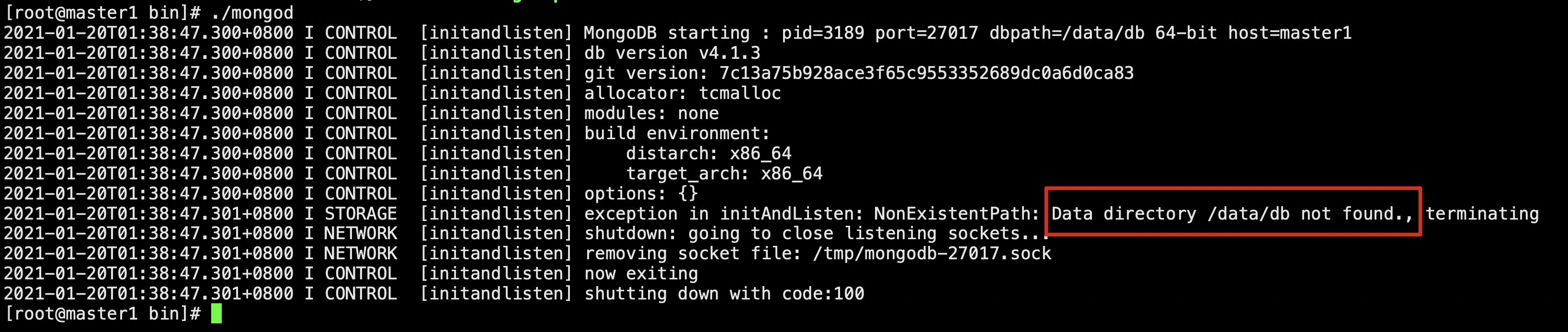 我的架构梦：（八十一）MongoDB在Linux环境下的搭建