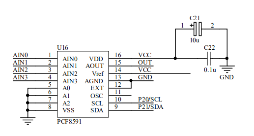 蓝桥杯单片机实训版学习周总结1-IIC总线结构之AT2C02 EEPROM,PCF8591