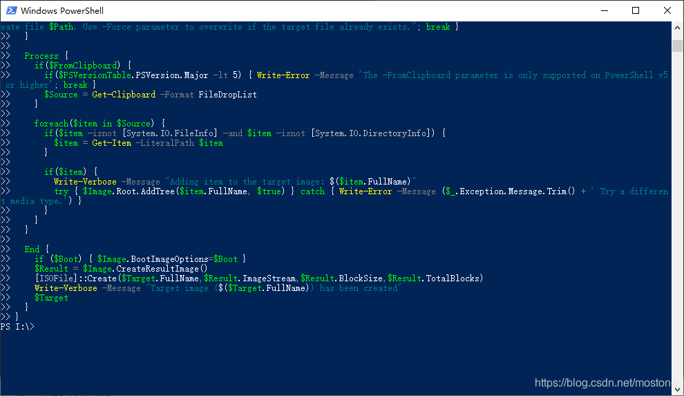 Powershell 脚本创建 iso 映像文件_powershell 制作数据iso-CSDN博客
