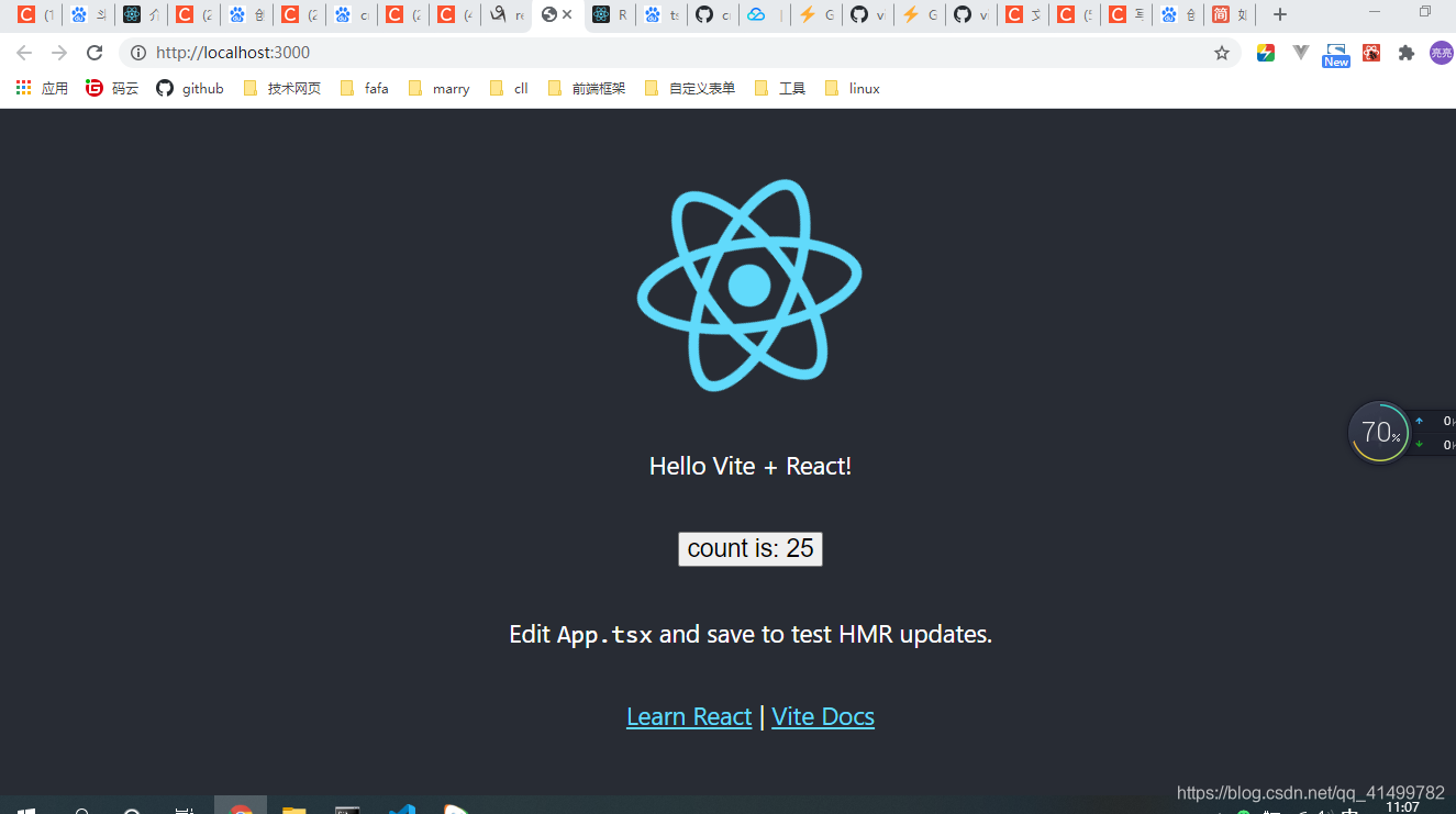 搭建react项目 搭建ts react项目 使用vite搭建react项目