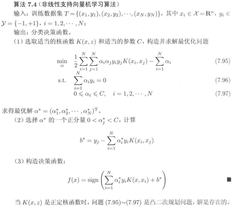 非线性SVM算法