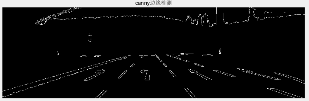 圖3-8進行canny邊緣檢測後的結果4.