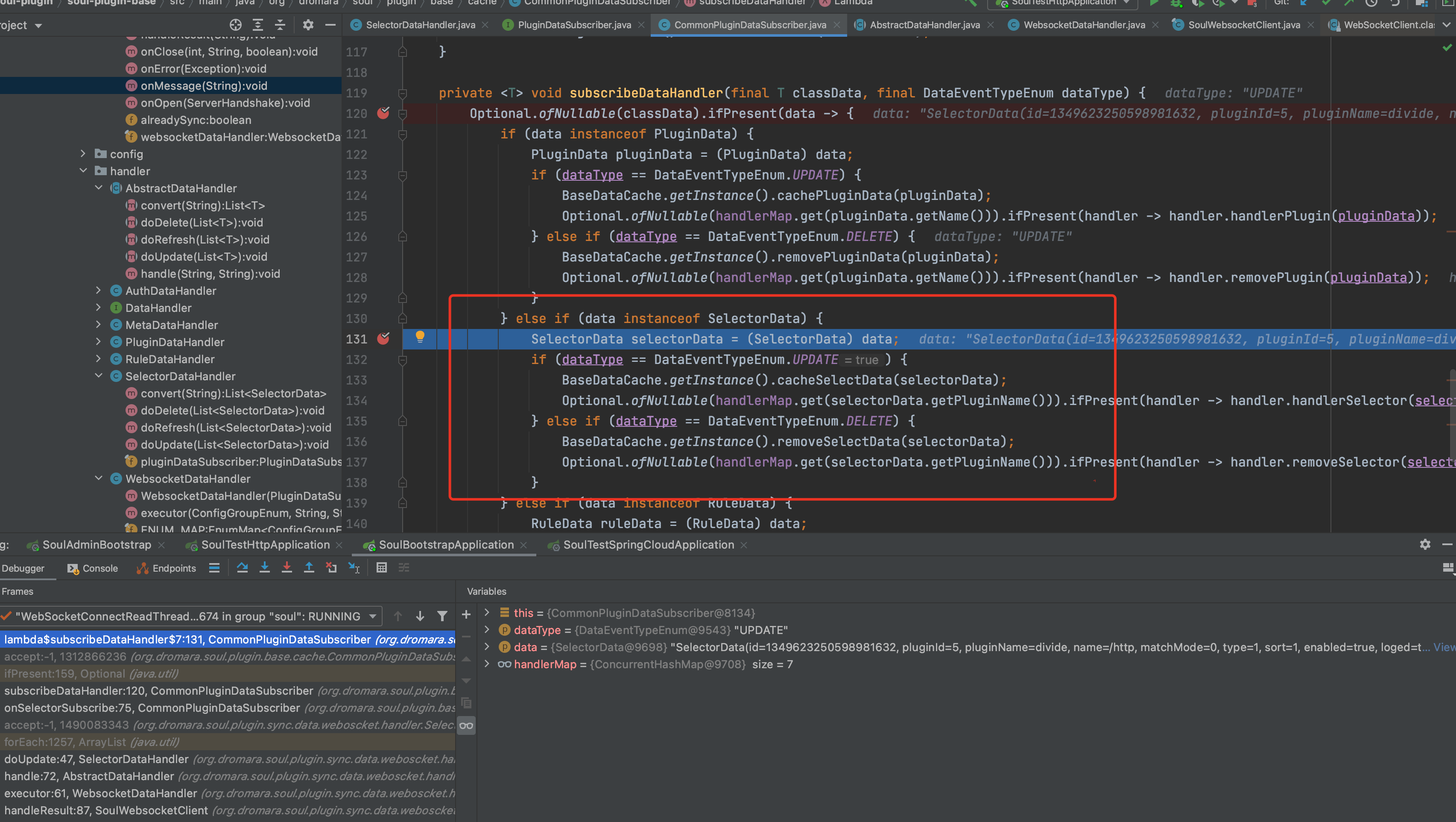 soul网关学习数据同步方式初窥websocket