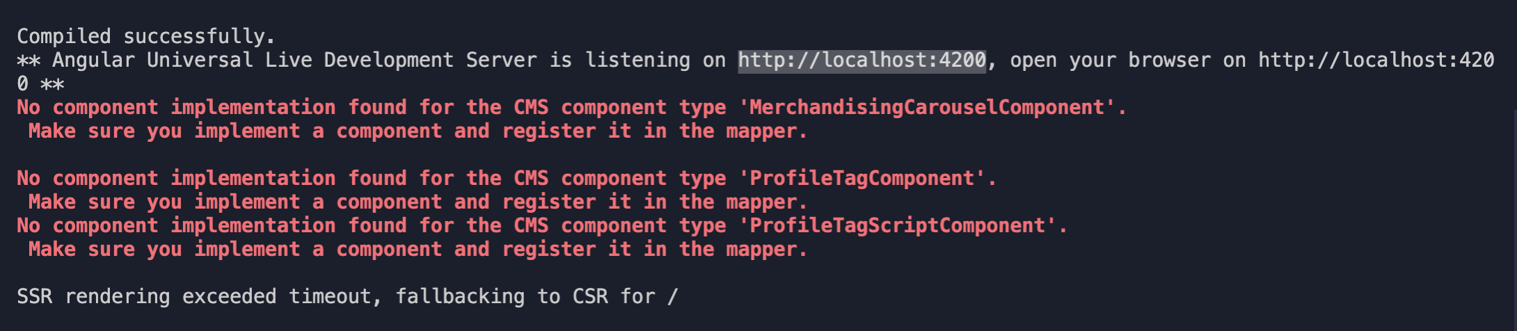 Sap Spartacus Ssr模式启用失败的一个原因 Ssr Rendering Exceeded Timeout 汪子熙的博客 Csdn博客 Ssr启动失败 Sap Spartacus Ssr模式启用失败的一个原因 Ssr Rendering Exceeded Timeout 汪子熙的博客 Csdn博客 Ssr启动失败