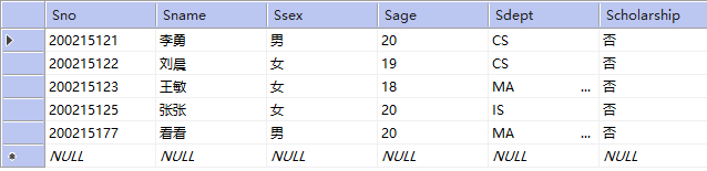 学生信息