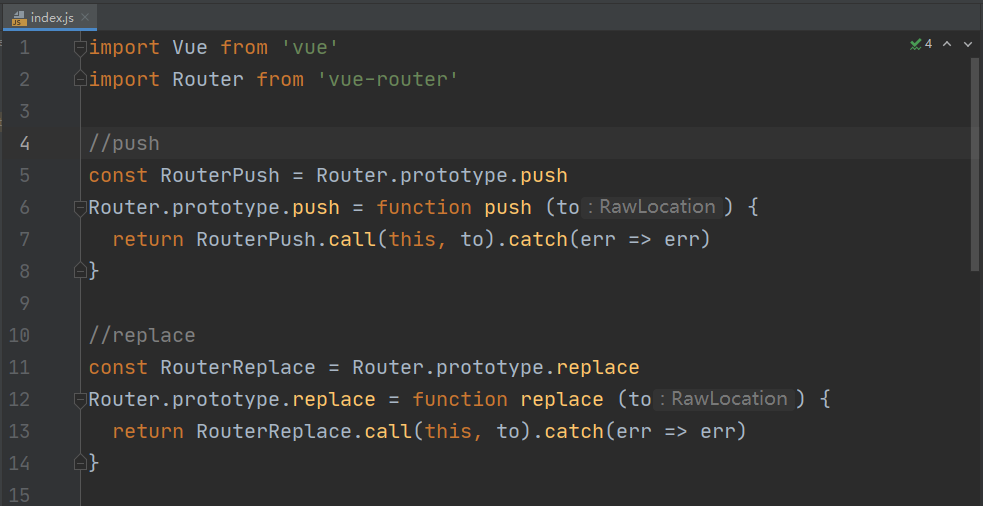 NavigationDuplicated: Avoided redundant navigation to current location ...